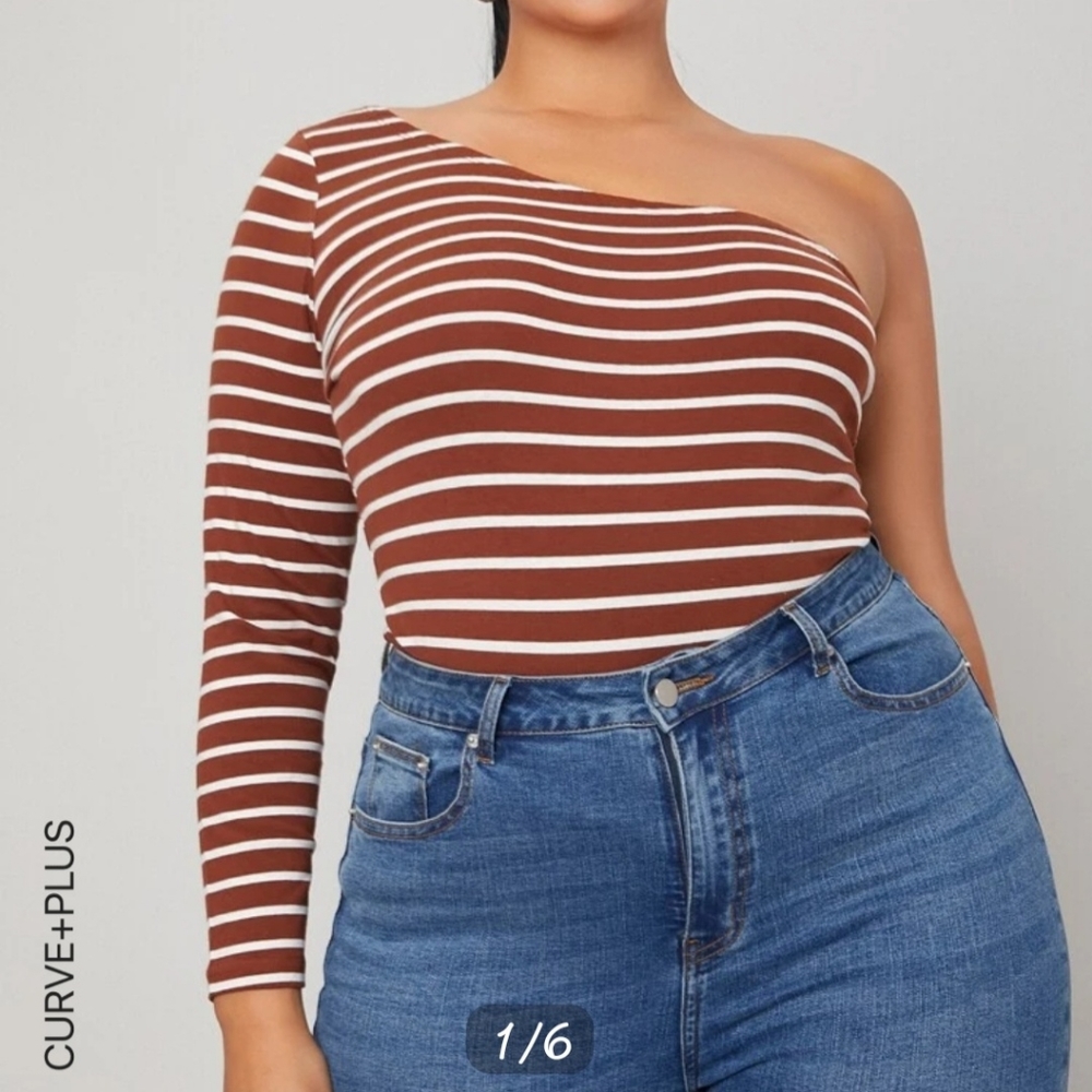 One shoulder top